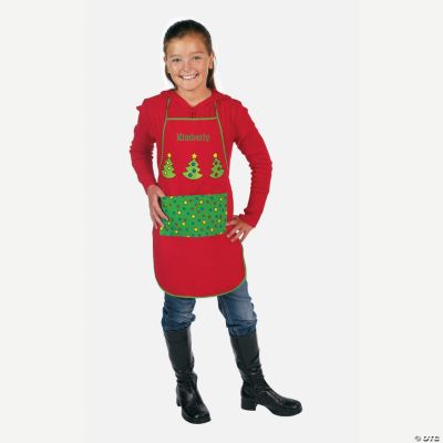 Personalized Child’s Christmas Aprons