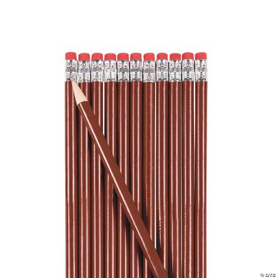 Personalized Burgundy Pencils