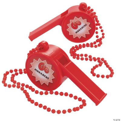 Personalized Jumbo “Let’s Go” Whistles