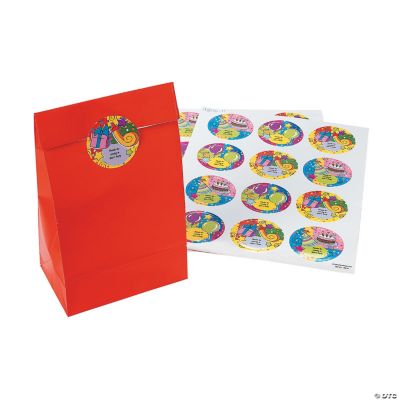 Personalized Birthday Favor Stickers
