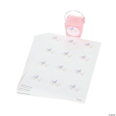Personalized Spring Wedding Favor Stickers