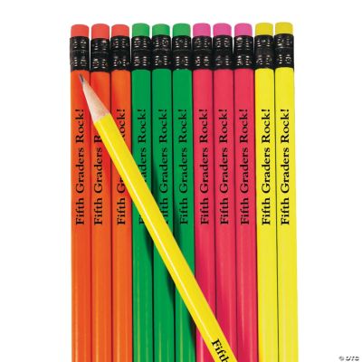 Personalized Neon Pencils