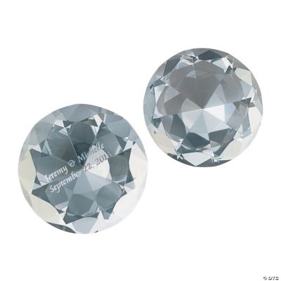 Personalized “Diamond” Gemstone Paperweight