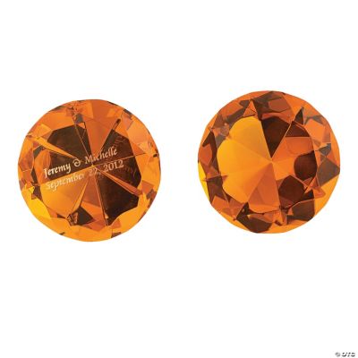 Personalized “Topaz” Gemstone Paperweight