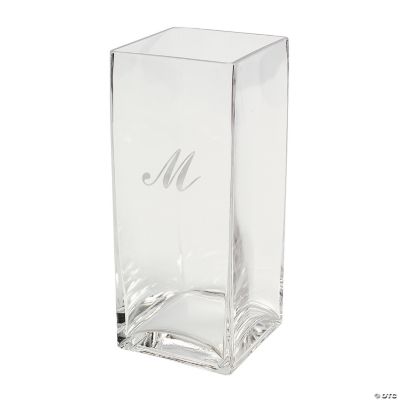 Personalized Square Vase - Large