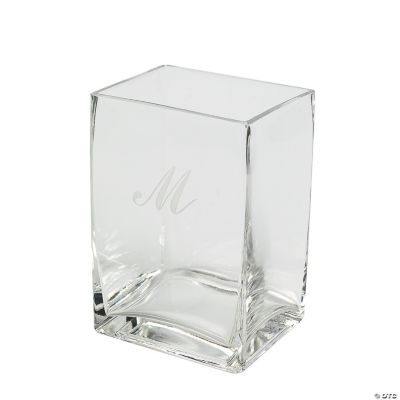 Personalized Square Vase - Medium