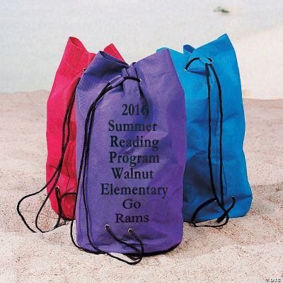 Personalized Large Nonwoven Colors Drawstring Bags
