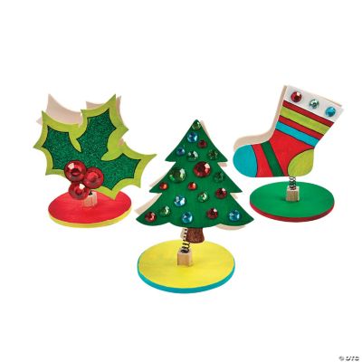 Color Your Own Unfinished Wood Christmas Photo Holders
