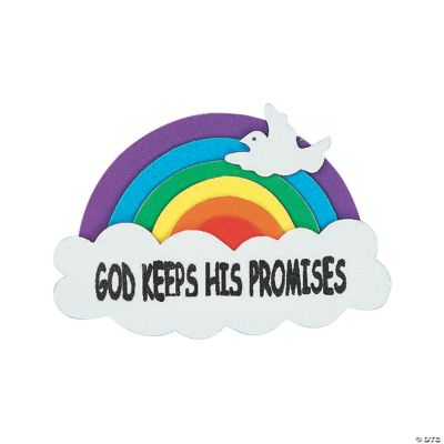 “God Keeps His Promises” Rainbow Magnet Craft Kit