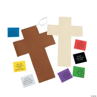 “Colors of Faith” Cross Craft Kit Oriental Trading