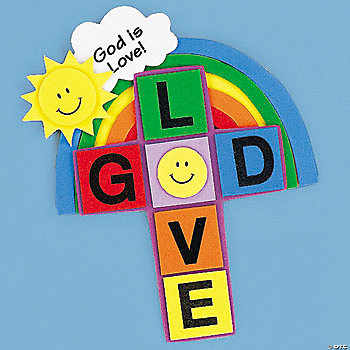 “God Is Love!” Cross Magnet Craft Kit, Magnet Crafts, Crafts for Kids