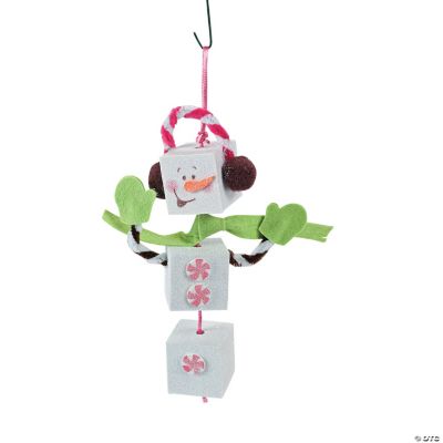 Candy Snowman Ornament Craft Kit