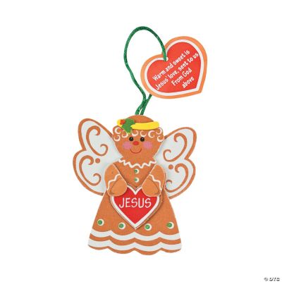 Gingerbread Angel Ornament Craft Kit