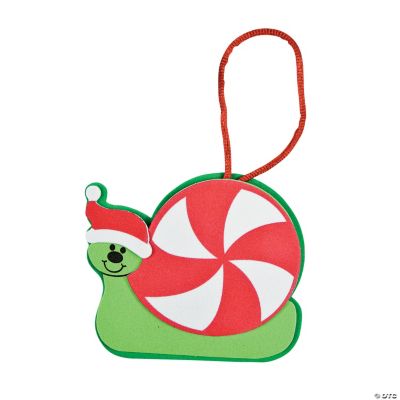 Christmas Peppermint Snail Ornament Craft Kit