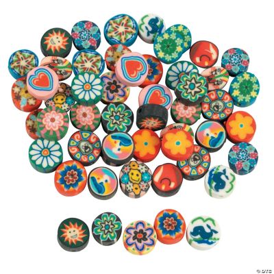Polymer Clay Disk Beads