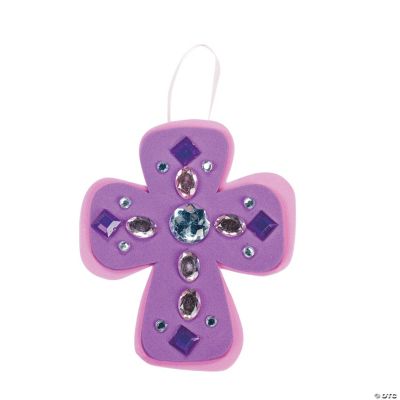 Rhinestone Cross Ornament Craft Kit