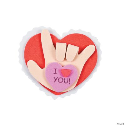 Sign Language “I Love You!” Pin Craft Kit