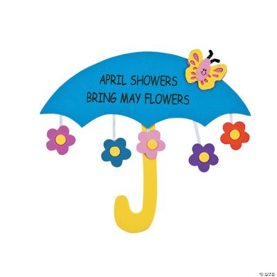 April Showers Bring May Flowers Sign Craft Kit Oriental Trading