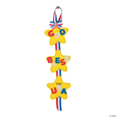 “God Bless The USA” Door Hanger Craft Kit