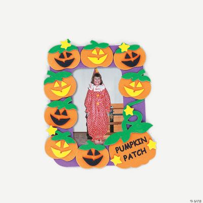 “Pumpkin Patch” Photo Frame Magnet Craft Kit