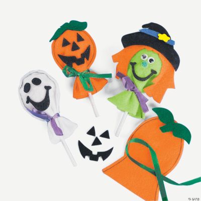 Felt Halloween Sucker Cover Craft Kit