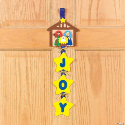 Nativity “Joy” Door Hanger Craft Kit