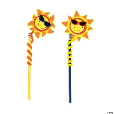 Smile Face Sun Pencil Topper Craft Kit