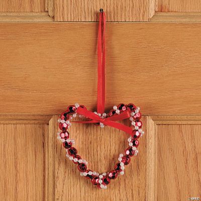 Beaded Heart Ornament Craft Kit