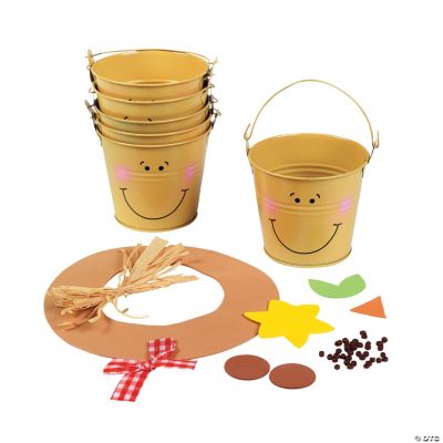 Scarecrow Bucket Craft Kit Oriental Trading
