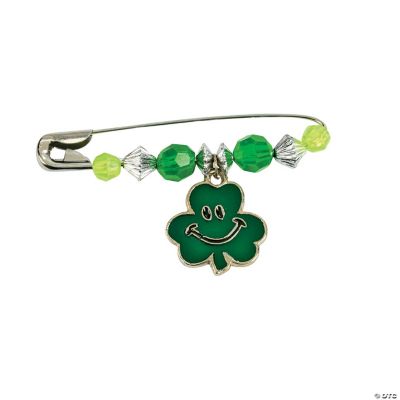 Beaded Shamrock Charm Pin Craft Kit