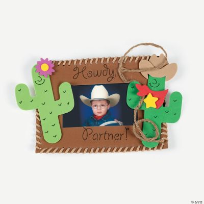 Western Photo Frame Magnet Craft Kit
