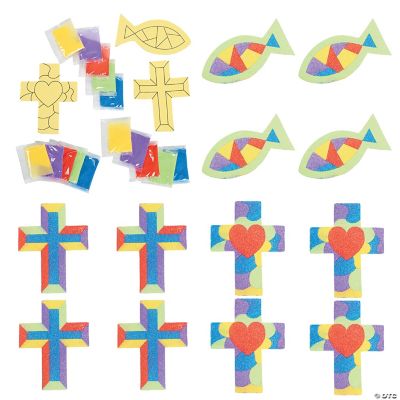 Religious Sand Art Magnet Craft Kit