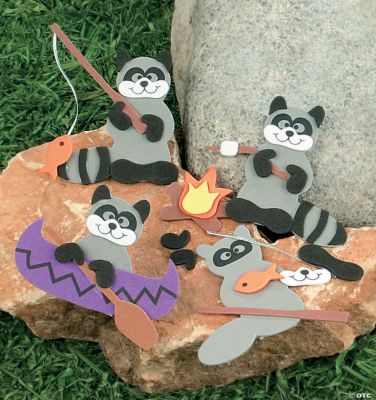 Raccoon Camp Magnet Craft Kit