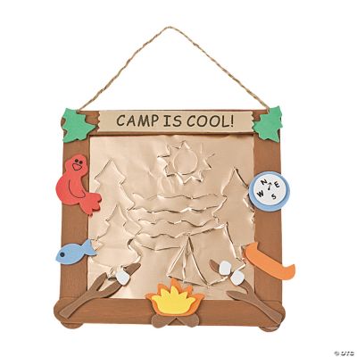 Embossed Foil Camp Sign Craft Kit