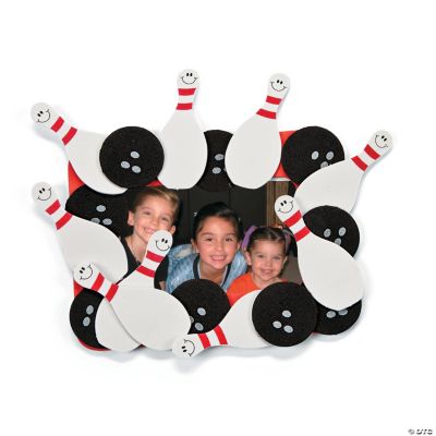 Bowling Photo Frame Magnet Craft Kit
