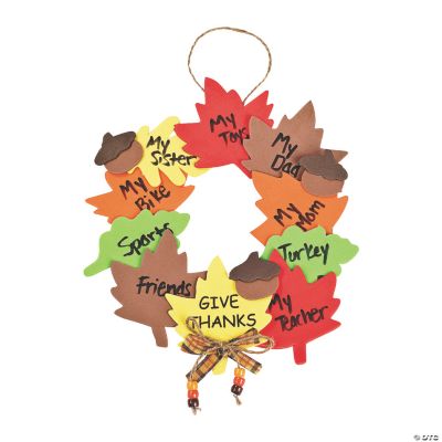 Wreath Of Thanks Craft Kit