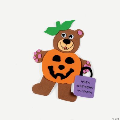 Halloween Bear Magnet Craft Kit