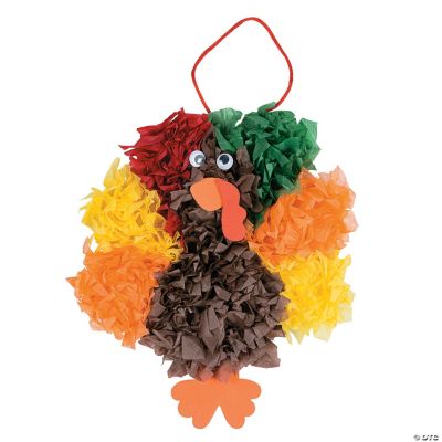 Tissue Paper Turkey Craft Kit