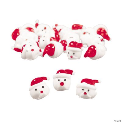 Santa Lampwork Beads - 19mm