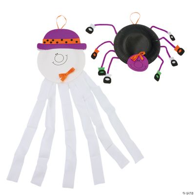 Paper Plate Ghost & Spider Craft Kit