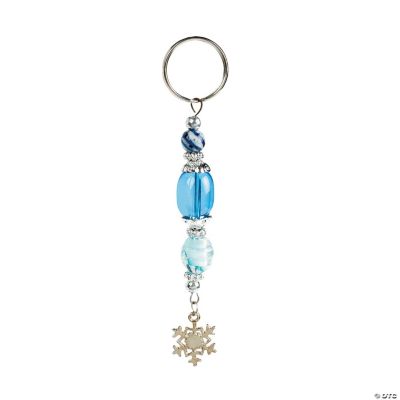 Beaded Snowflake Key Chain Craft Kit