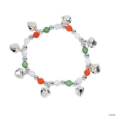 Beaded Jingle Bell Charm Bracelet Craft Kit