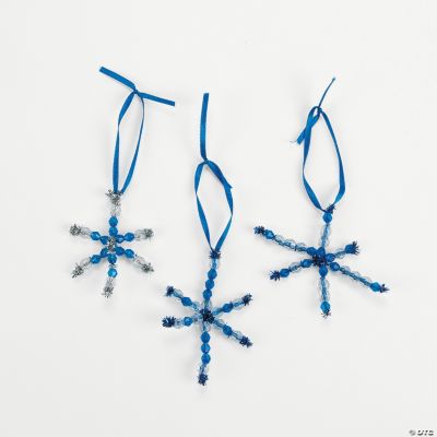 Beaded Snowflake Ornament Craft Kit