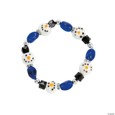 Beaded Snowman Bracelet Craft Kit