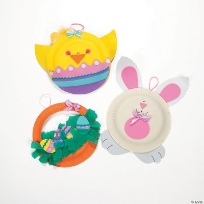 Paper Plate Easter Character Craft Kit