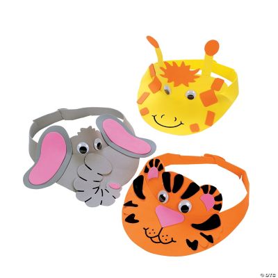 Zoo Animal Visor Craft Kit
