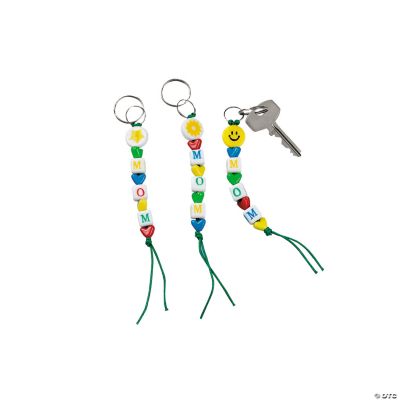 Beaded “Mom” Key Chain Craft Kit