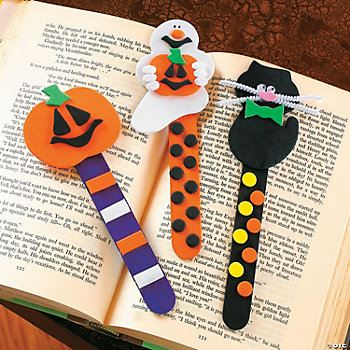 Halloween Bookmark Craft Kit - Oriental Trading - Discontinued