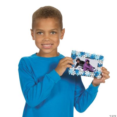 Snowflake Picture Frame Craft Kit Oriental Trading