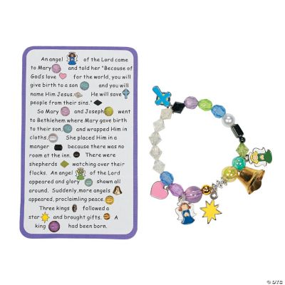 Beaded Nativity Story Charm Bracelet Craft Kit